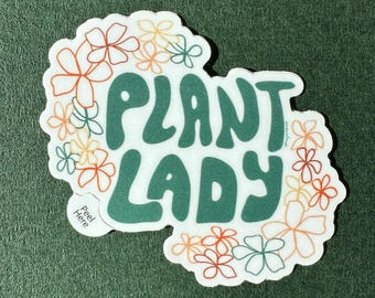 Plant Lady Plant Lover Sticker