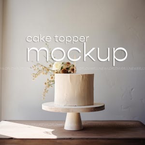 Wedding Cake Topper Mockup, Farmhouse Wedding Cake Mockup, Photo Of Wedding Cake, Modern Cake Stock Photo, Stock Photo of Wedding Cake, 2