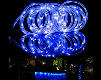 Solar Rope Camping Lights Starry Fairy String Lights Waterproof Outdoor Garden