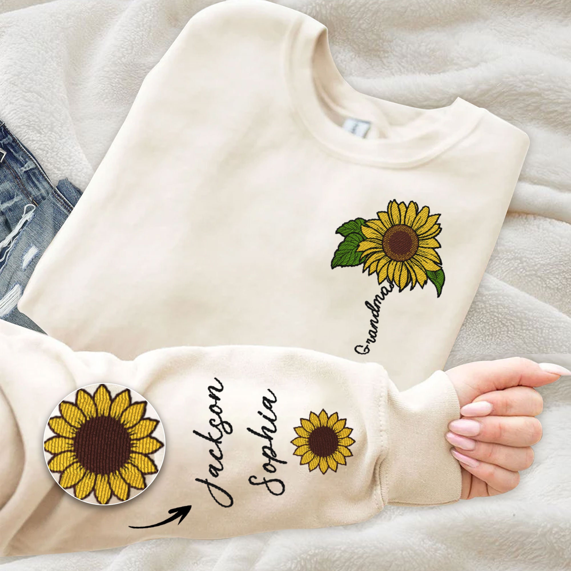 Sunflower Sweater - Etsy Sunflower Sweater - Etsy