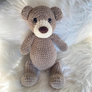 Crocheted Teddy Bear Teddy Bear Crochet Toy Amigurumi Soft Toy Plush Toy Gift Children