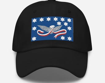 Whisky-Rebellion-Flaggenhut, gestickte verstellbare Baumwoll-Papa-Kappe, Geschenk der amerikanischen Geschichte, mehrere Farben