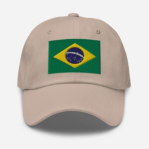 Brazil Hat, Brazilian Flag Embroidered Adjustable Ball Cap, Brazil Gifts, Brazil Soccer World Cup, Brazilian American, Multiple Colors