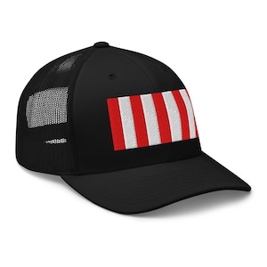 Sons of Liberty Flag Hat, Embroidered Adjustable Mesh Back Trucker Cap, American History Gift, Multiple Colors