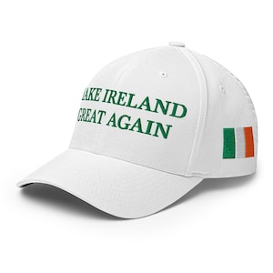 Make Ireland Great Again Conor McGregor Hat, McGregor for President 2025 Embroidered Structured Flexfit Cap, Irish Gifts, Multiple Colors