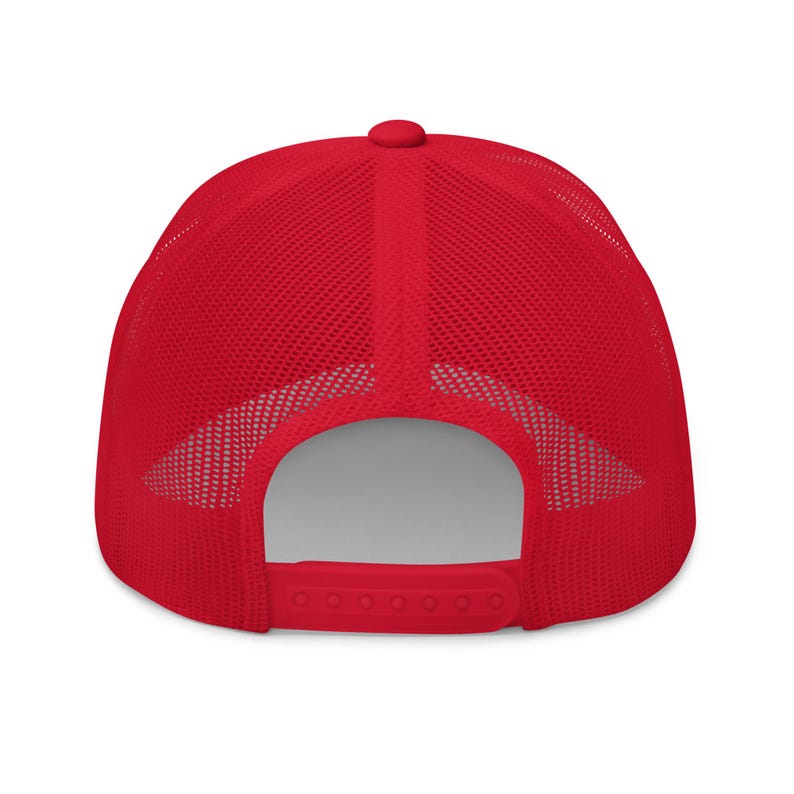 Made You Look He's On The List Hat, Embroidered Adjustable Mesh Trucker Cap, Trump Epstein List, Release the Epstein List