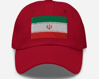 Iran Vlag Embleem Perzië Zon Leeuw Cap Mode Casual