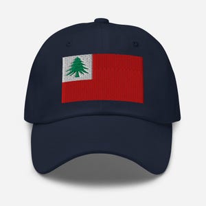 New England Flag Hat, Embroidered Patriots Revolutionary New Hampshire Rhode Island Connecticut Vermont Massachusetts Maine, New England Hat