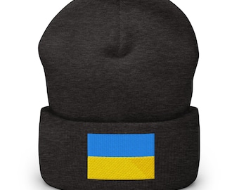 Cappello Invernale Unisex Con Bandiera Ucraina - Berretto In Maglia Morbida, Caldo E Traspirante, Taglia Unica Elastica 53-59 Cm, #553 - 4