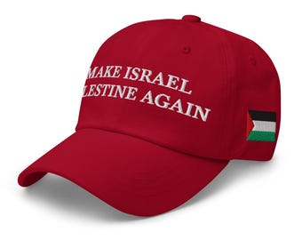 Gorra "Make Israel Palestine Again", gorra de algodón ajustable bordada a favor de Palestina, Falasteen, antiisraelí, regalo de protesta, varios colores