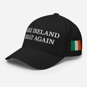Make Ireland Great Again Hat, McGregor for President 2025 Embroidered Structured Flexfit Cap, Conor McGregor, Ireland Gifts, Multiple Colors