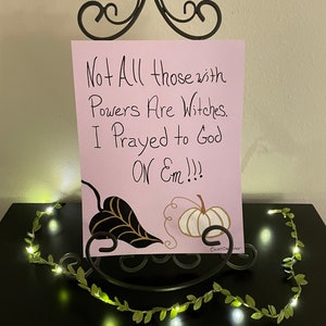 Not All Those With Powers Are Witches Wall Decor