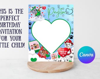 Jumbo Valentine's Day Card | 11x14, Sweetheart Candy Box Option