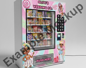 Valentine's Vending Machine Designs | 16x20 Printable Foam Board (Digital Download)