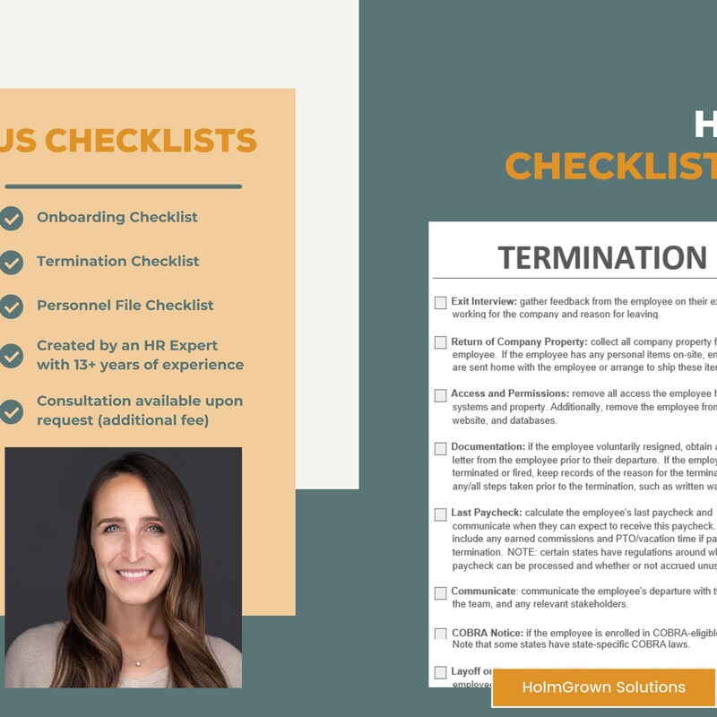Employee File Checklist - Etsy