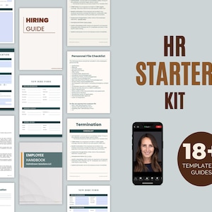 HR Starter Kit (US) - New Hire Onboarding - Policy - Compliance - State Specific