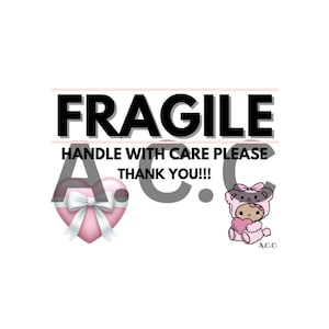 Kawaii Fragile Sticker