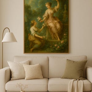 Jean-Honore Fragonard type painting