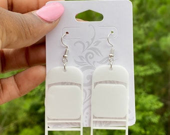 Folding Chair Earrings
