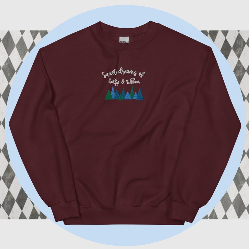 Christmas Tree Farm Sweatshirt Taylor Swift Embroidered Etsy