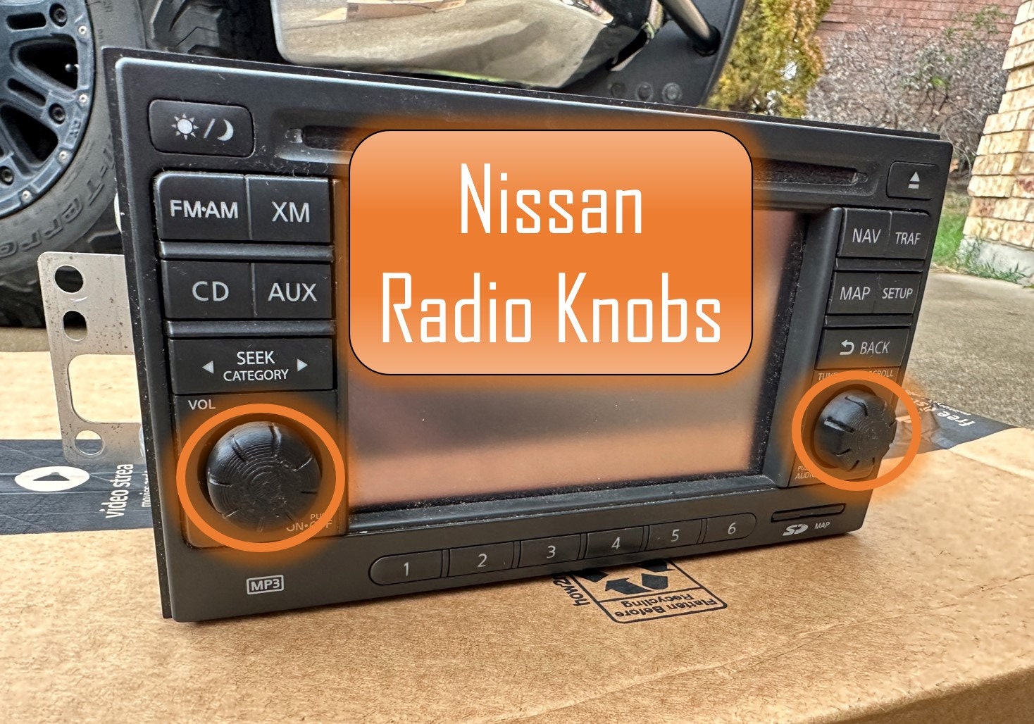Nissan Radio Knobs (pair) Etsy