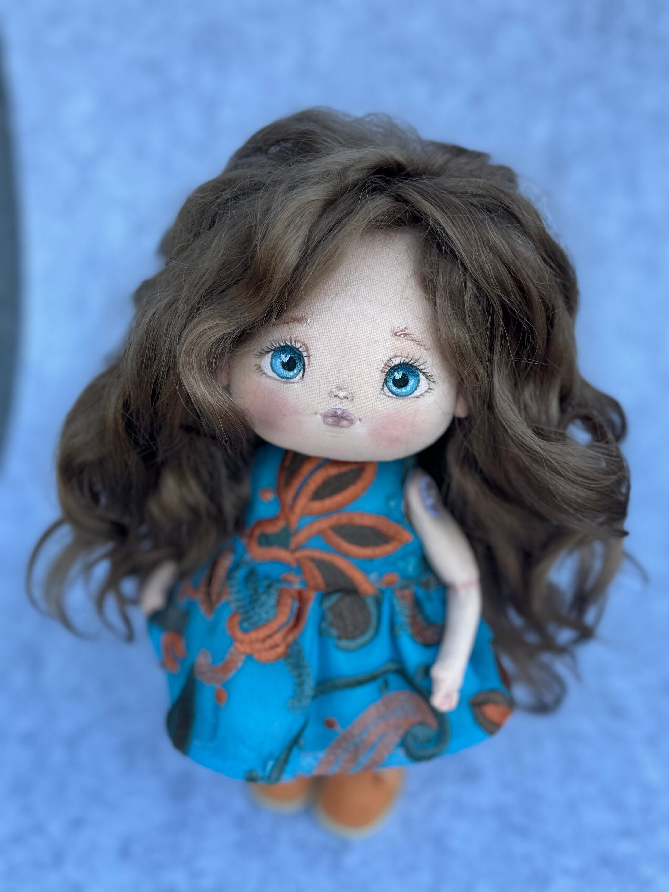 人形　ハンドメイド 手作りテキスタイル人形、プレゼント用人形、装飾品、手作り人形