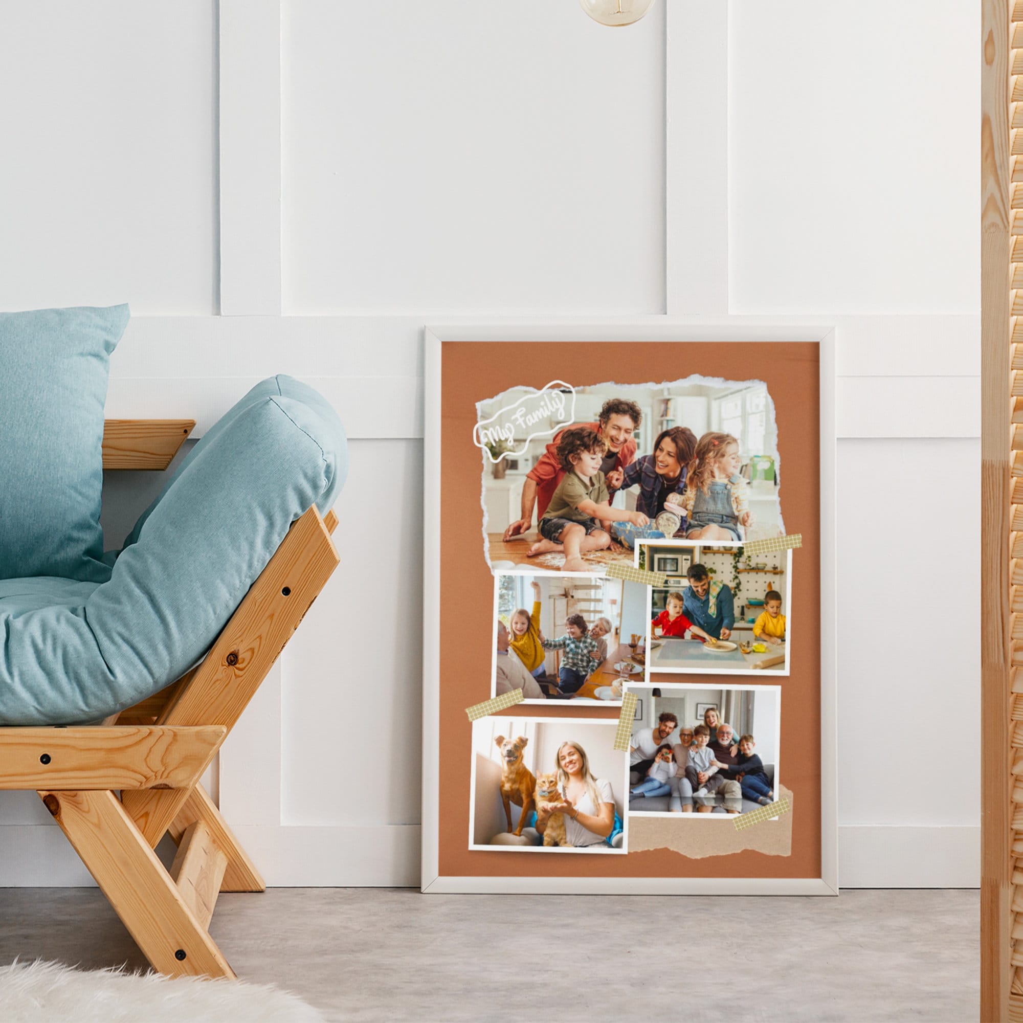 Personalized Family Photo Collage, Anniversary Gift (digital Download ...