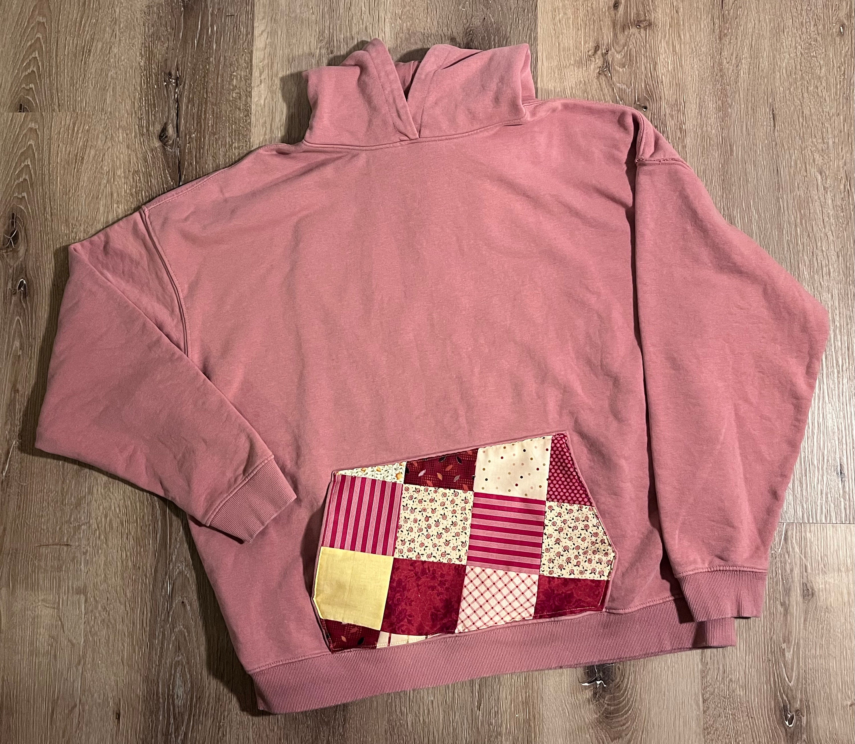 Hooded Nine Patch - Quilted Sweatshirt - Etsy