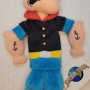 Vintage Popeye Plush - Etsy
