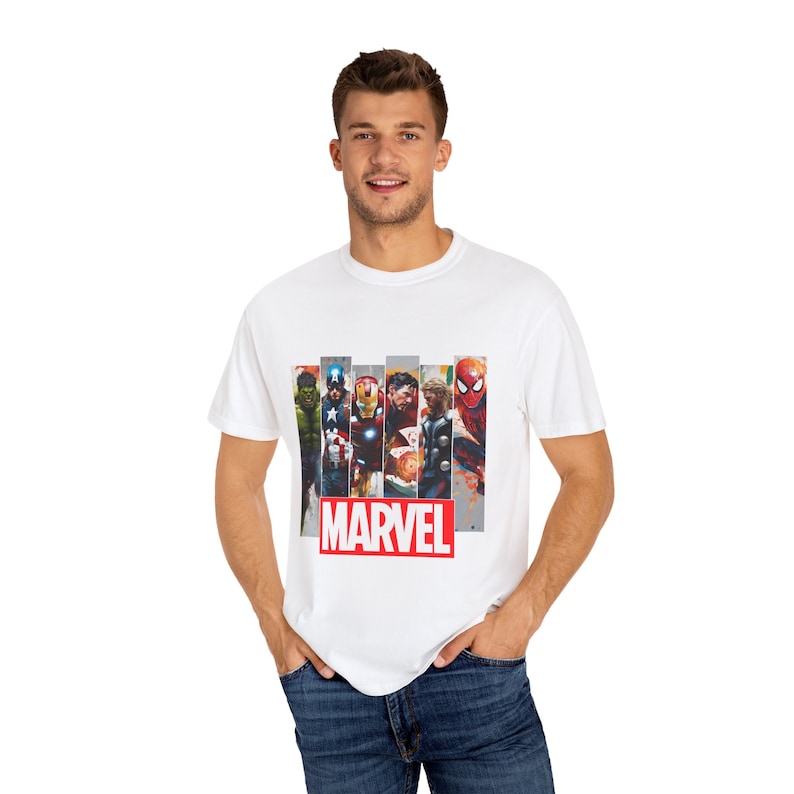 Sublimation Ready Marvel Heroes T-shirt Design, Printable, Avengers ...