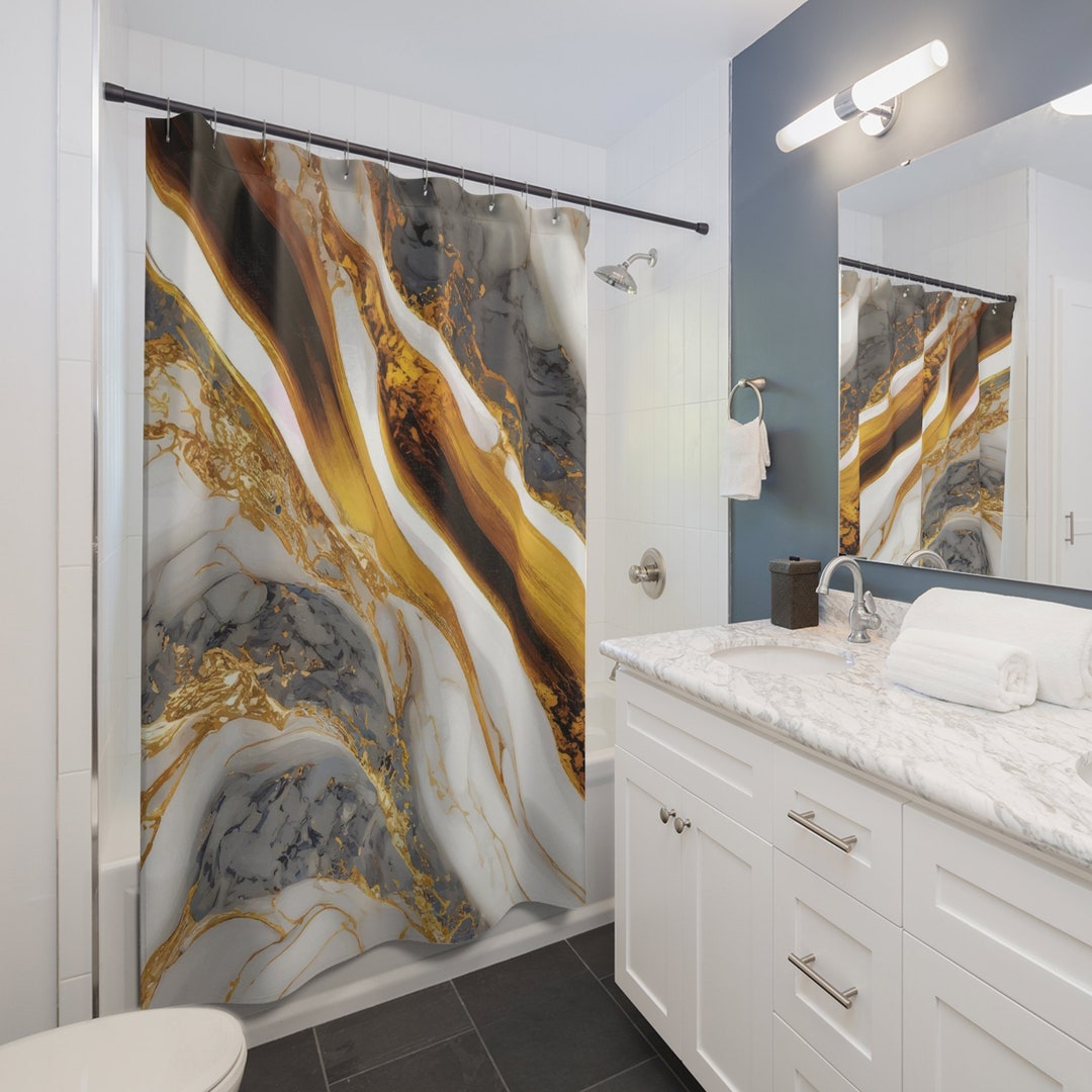 Luxury Shower Curtains at an Affordable Price Etsy