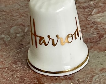 dedal Harrods London - tienda de lujo - dedal - en perfecto estado