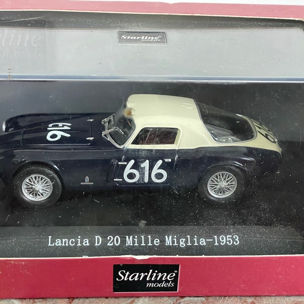 Merk STAR LINE models - Lancia D20 Mille Miglia  1953  - in doos - mint conditie - modelauto schaalmodel speelgoed   - NIEUW