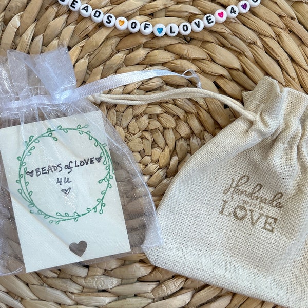 Beads of Love 4U are handmade bracelets or necklaces made by two sisters for you! Customized singles, sets, or group gifts are optional.