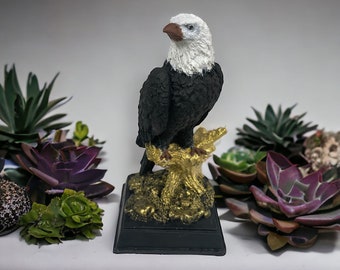 Sculpture polyester eagle statue table top office sculpture accessory decoration home office decor new home gift souvenir