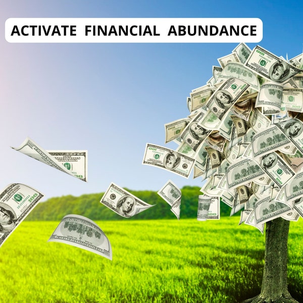 Activate Financial Abundance E-Book , 21 Days Healing with Bioenergy, Digital Download, Instant Download, PDF