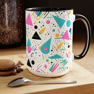 Two-Tone Coffee Mugs, 15oz - P