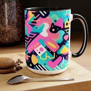 Two-Tone Coffee Mugs, 15oz - M