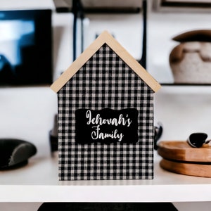 Jehovah’s Family Wooden Shelf Sitter, Baptism Gifts, New Publisher Gifts, Pioneer Gifts,  Elder Gifts, Convention Gifts, JW Gifts, JW decor