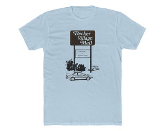 Retro 80s/90s Becker Village Mall Roanoke Rapids North Carolina Unisex Vintage Style T-Shirt