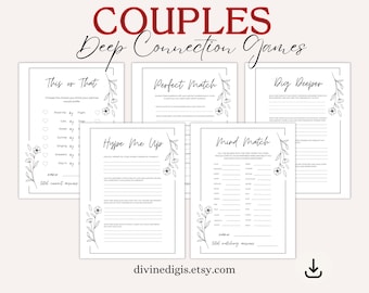 Jeux pour couples | Offre groupée Deep Connection Date Night (téléchargement numérique)