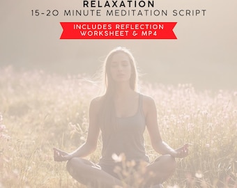 Meditazione guidata per il rilassamento muscolare progressivo, sollievo dallo stress (PDF)