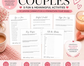 Couples Connection Games, Printable Date Night Questions (PDF)