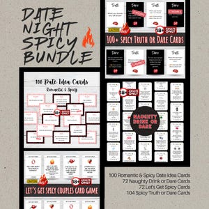 Pacchetto stampabile di giochi di coppia sfacciati, gioco di carte Obbligo o Verità per sesso malizioso, carte da gioco per adulti, gioco di bevute per coppie, idee per appuntamenti sexy in PDF
