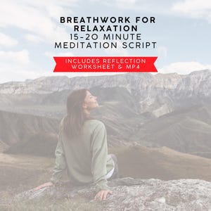 Script de méditation respiratoire pour le soulagement du stress et la relaxation (PDF imprimable)