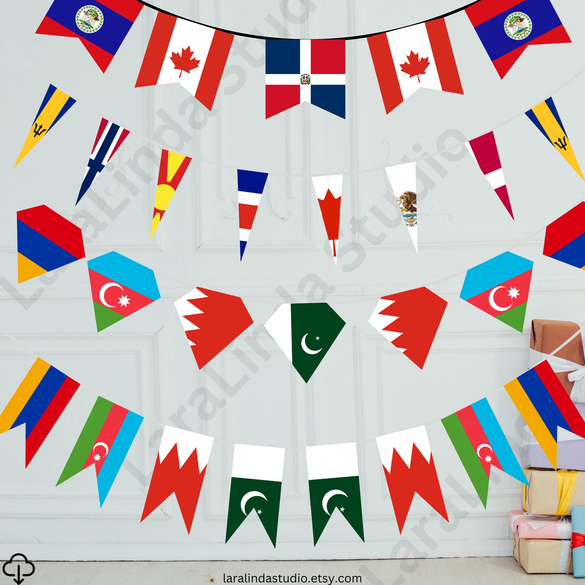 Morocco National Country Flag 200 1/2"  0.5"  Planner Calendar Scrapbooking Crafting Stickers
