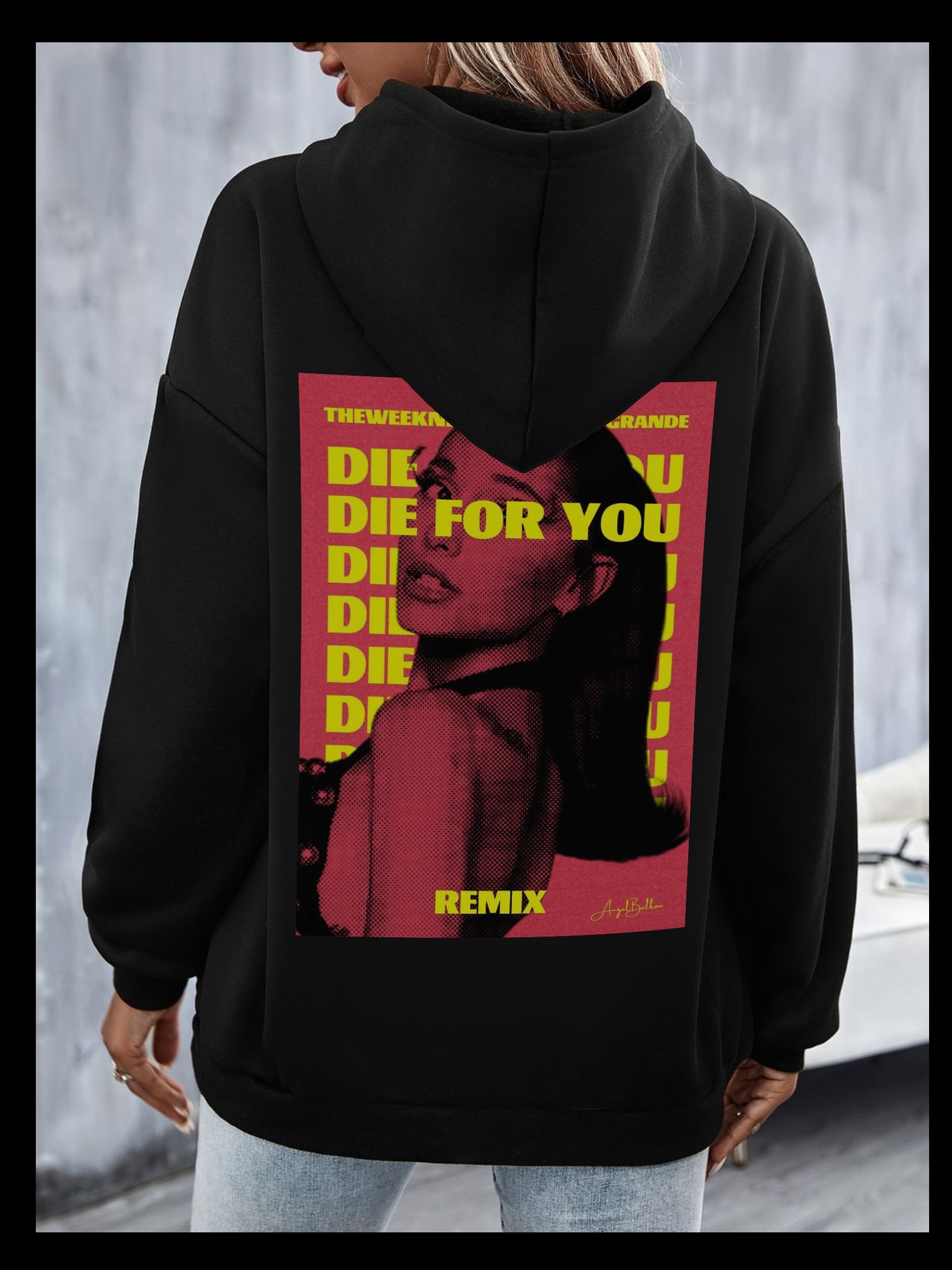 Ariana Grande Women's Hoodie - Black - L