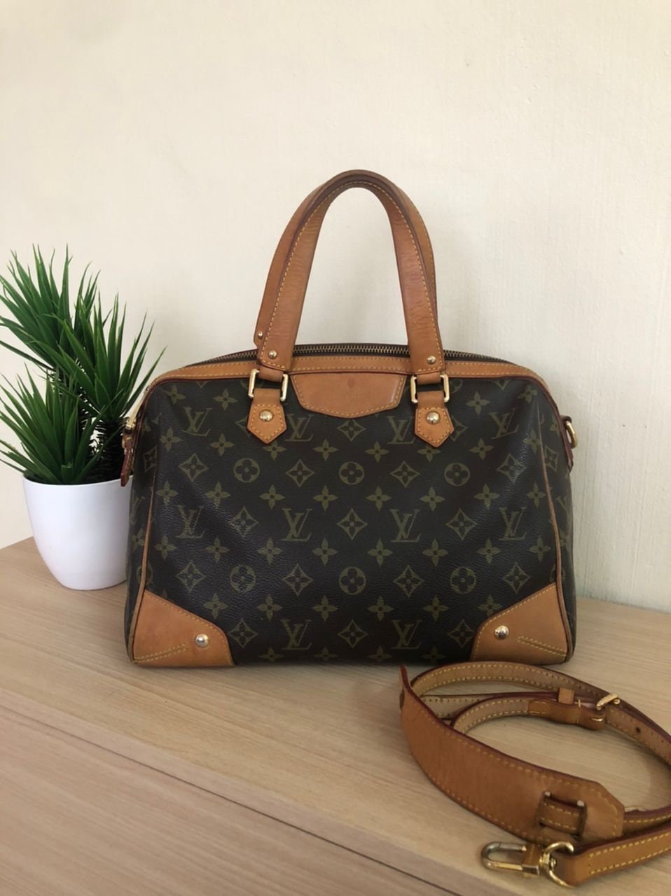 LV x YK Petit Sac Plat Monogram Canvas - Wallets and Small Leather Goods