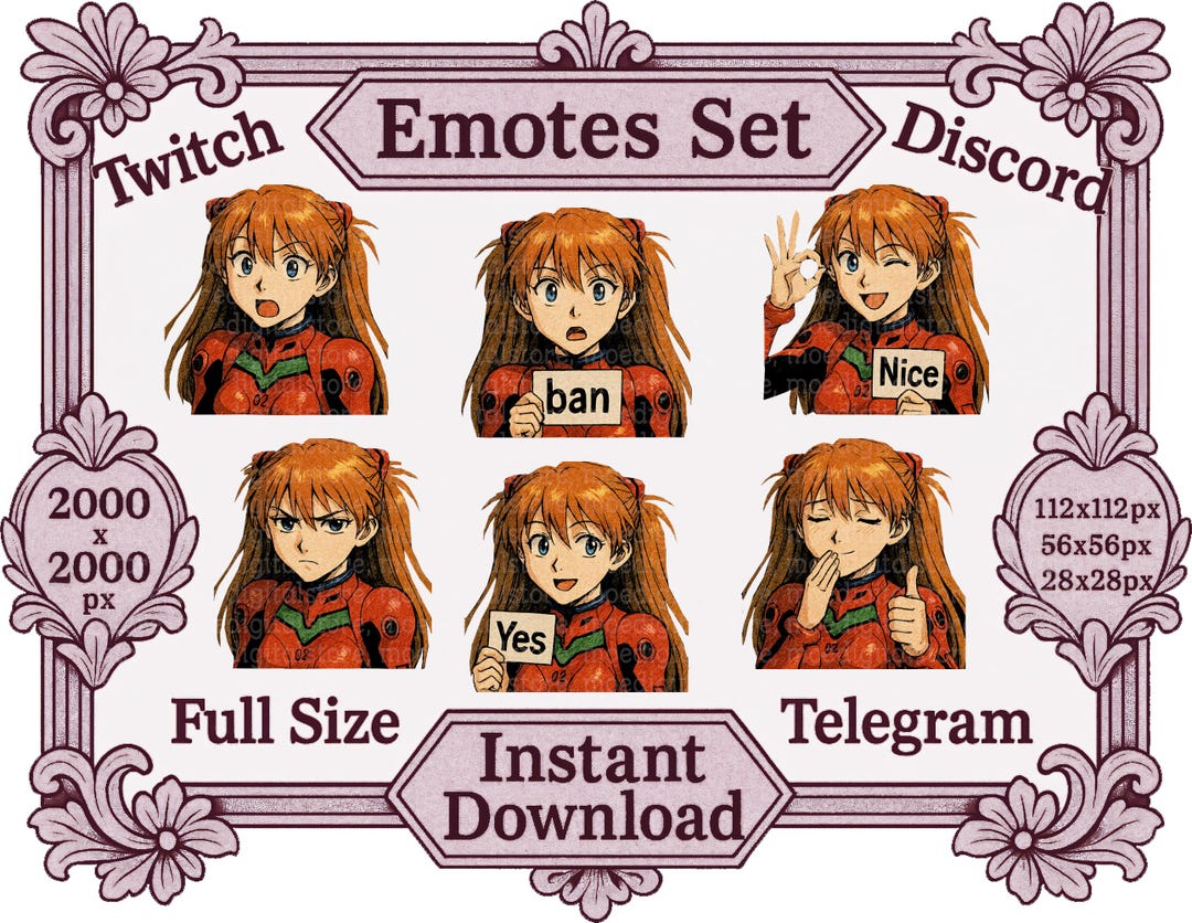 PNG Files Cute Classic Anime Emote Set Mecha Pilot Girl Anime Reaction ...