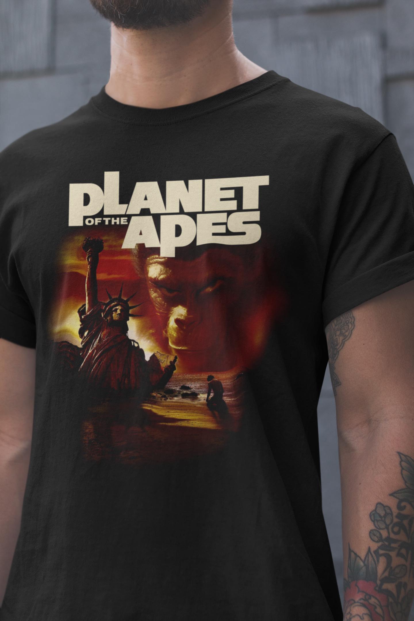 猿の惑星 1968 Tシャツ：ヴィンテージ映画グラフィックTシャツ - Etsy 日本